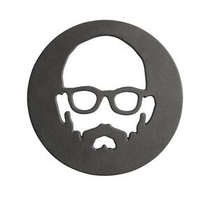 Babish Cast Iron 8-Inch Preseasoned Face Trivet